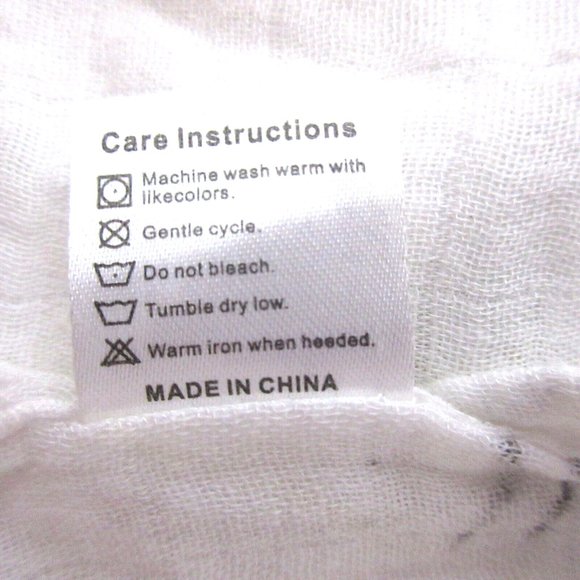 2 PC Baby Muslin Swaddle Blankets 70% Bamboo 30% Cotton Receiving Blanket 47x44” - Picture 5 of 10